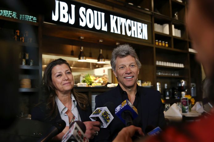 Jon Bon Jovi en zijn vrouw Dorothea.