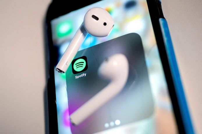Spotify is de marktleider voor muziekstreaming, voor Apple en Amazon.