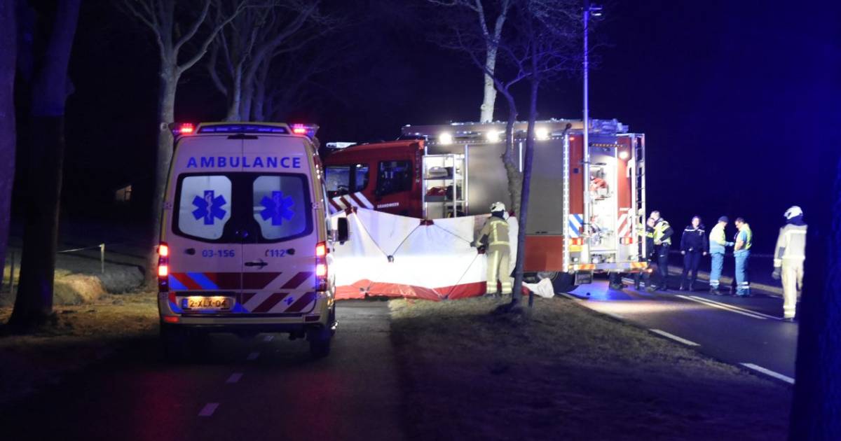 Vrouw overleden bij ernstig ongeluk op N353 bij Havelte.