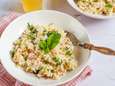 Wat Eten We Vandaag: Risotto met spekjes, courgette en munt