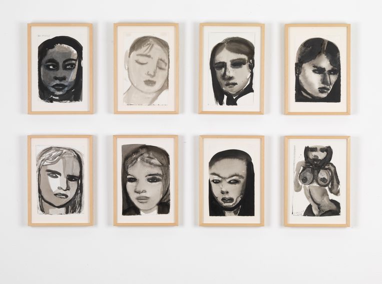 Marlene Dumas, Die Muzes. Beeld Collectie Museum Gouda