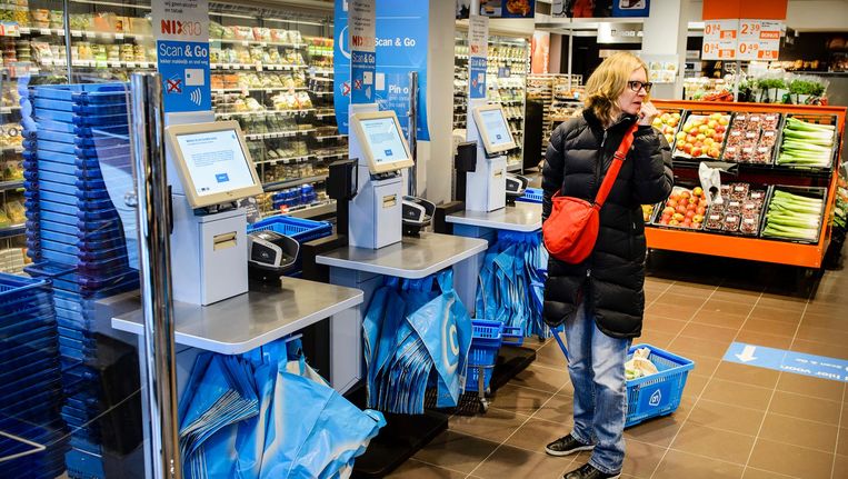 Vooral grote supermarkten zijn in Amsterdam open Beeld ANP