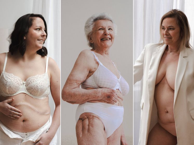 5 vrouwen gaan uit de kleren om hun kwetsbare lichaam te tonen: “Mijn buik hangt als een soort zakje”