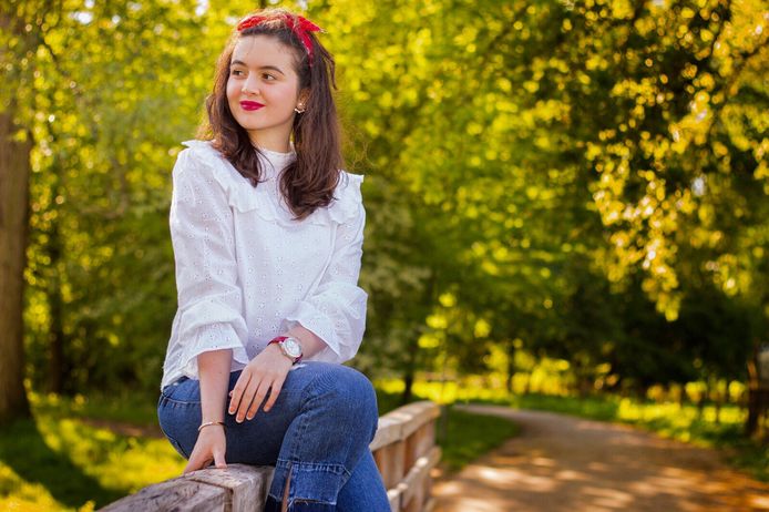 Eindexamenkandidaat Tamara Mehhook, eigen foto.