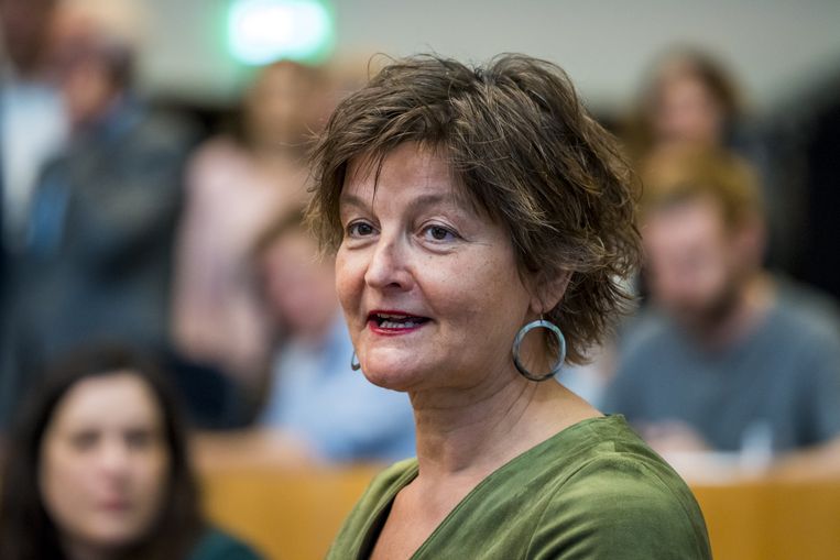 Raadslid Jenneke van Pijpen: ‘Ik ben voor brede linkse samenwerking, niet voor samengaan.’ Beeld ANP