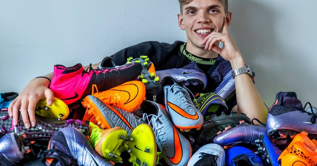 Wessel 24 verkoopt unieke voetbalschoenen Het ging ineens