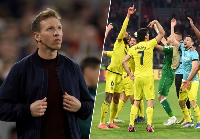 Nagelsmann en een feestend Villarreal.