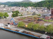 Éco-quartier de Coronmeuse: 5.000 tonnes de terres polluées évacuées par voie fluviale
