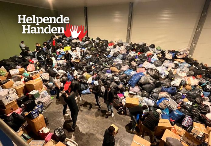 Een blik op de vele spullen die reeds ingezameld werden.