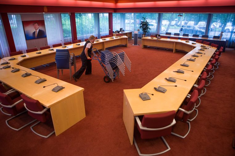 De raadzaal van Den Helder.
 Beeld Ton Koene