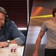 De golftechniek van Viktor Verhulst werkt op de lachspieren van Wesley Sonck in ‘De Container Cup’