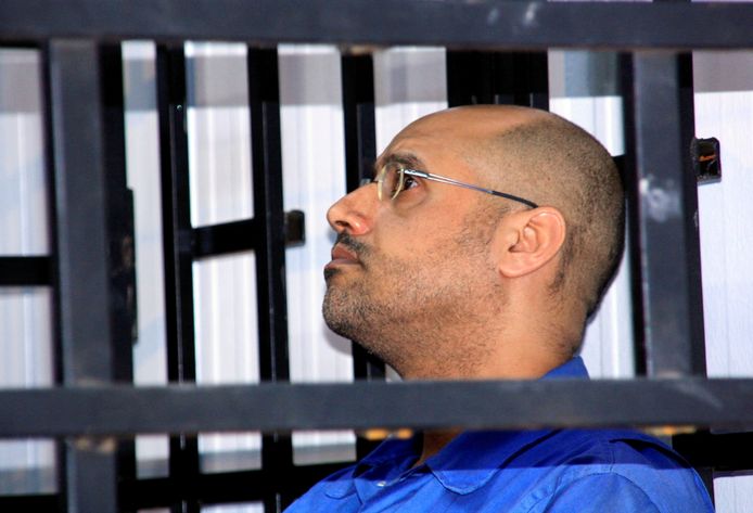 Saif al-Islam Khadafi, een zoon van de Libische oud-dictator Muammar Khadafi.