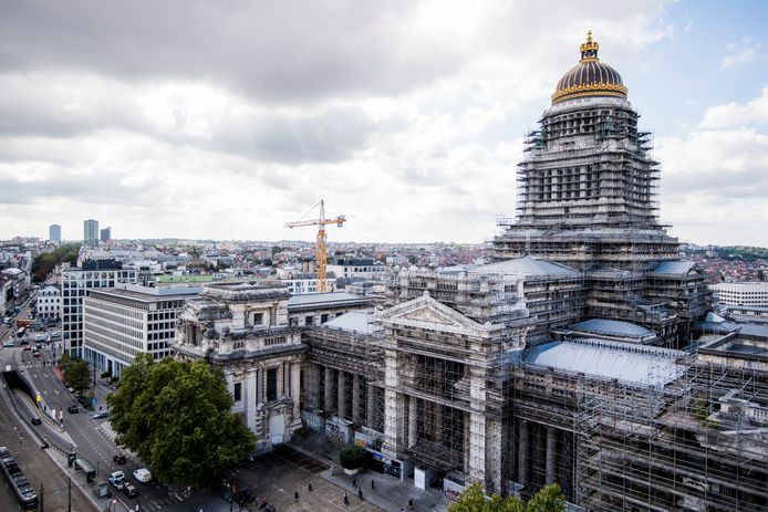 Le Palais de Justice de Bruxelles.