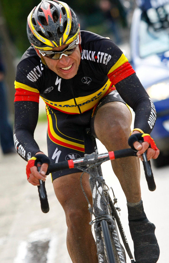 Stijn Devolder werd na Ronse 2007 en Leuven 2010 al voor de derde keer Belgisch kampioen.