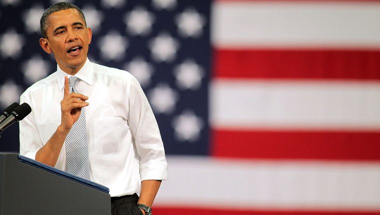 De Amerikaanse president Barack Obama. Beeld afp