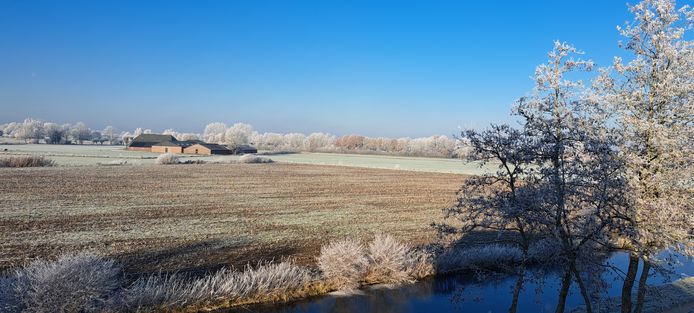Deze foto is genomen uit mijn woon en slaapkamer aan de Helmichmarke te Zwolle