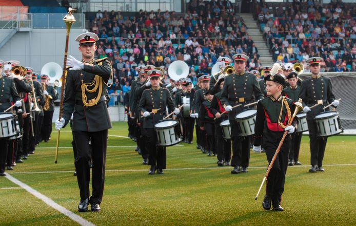 Taptoe in stadion De Vliert.
