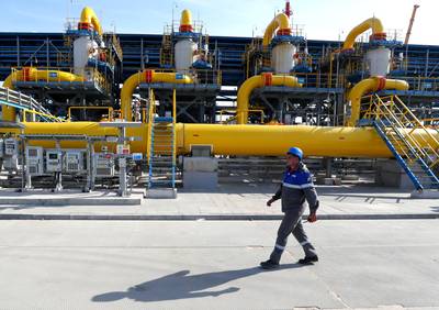 Gazprom levert nog steeds gas aan Europa via Oekraïne