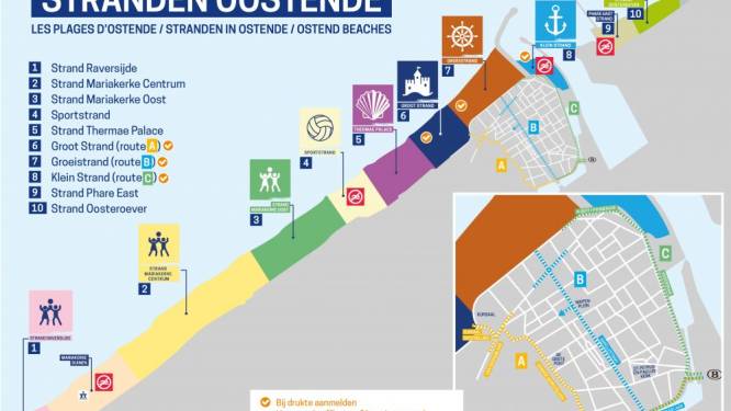 Reserveren op strand wordt even verplicht