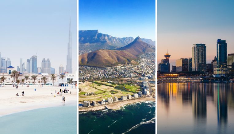 Enkele van de beste steden ter wereld, volgens 'The Telegraph'. Beeld Getty