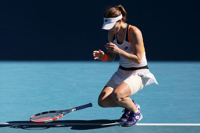 Vive émotion pour Alizé Cornet, qualifiée pour les quarts à Melbourne.