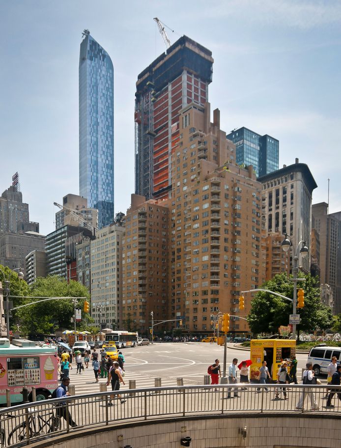 De wolkenkrabber aan Central Park in Manhattan waar Ken Griffin een penthouse kocht.