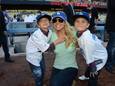 Een oude foto van Britney Spears met haar twee zonen: Jayden Federline (links) en Sean Federline (rechts)