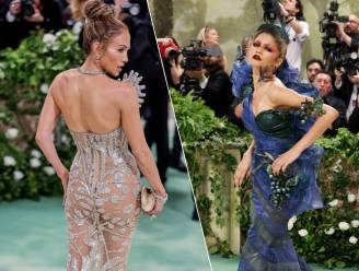 IN BEELD. Blote billen van Jennifer Lopez en twee jurken voor Zendaya: zo verschenen de celebrities op de trappen van het Met Gala