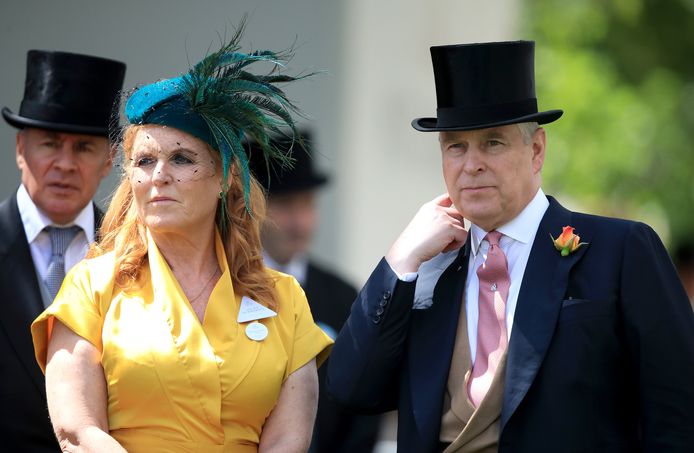 Sarah Ferguson en prins Andrew in 2019.