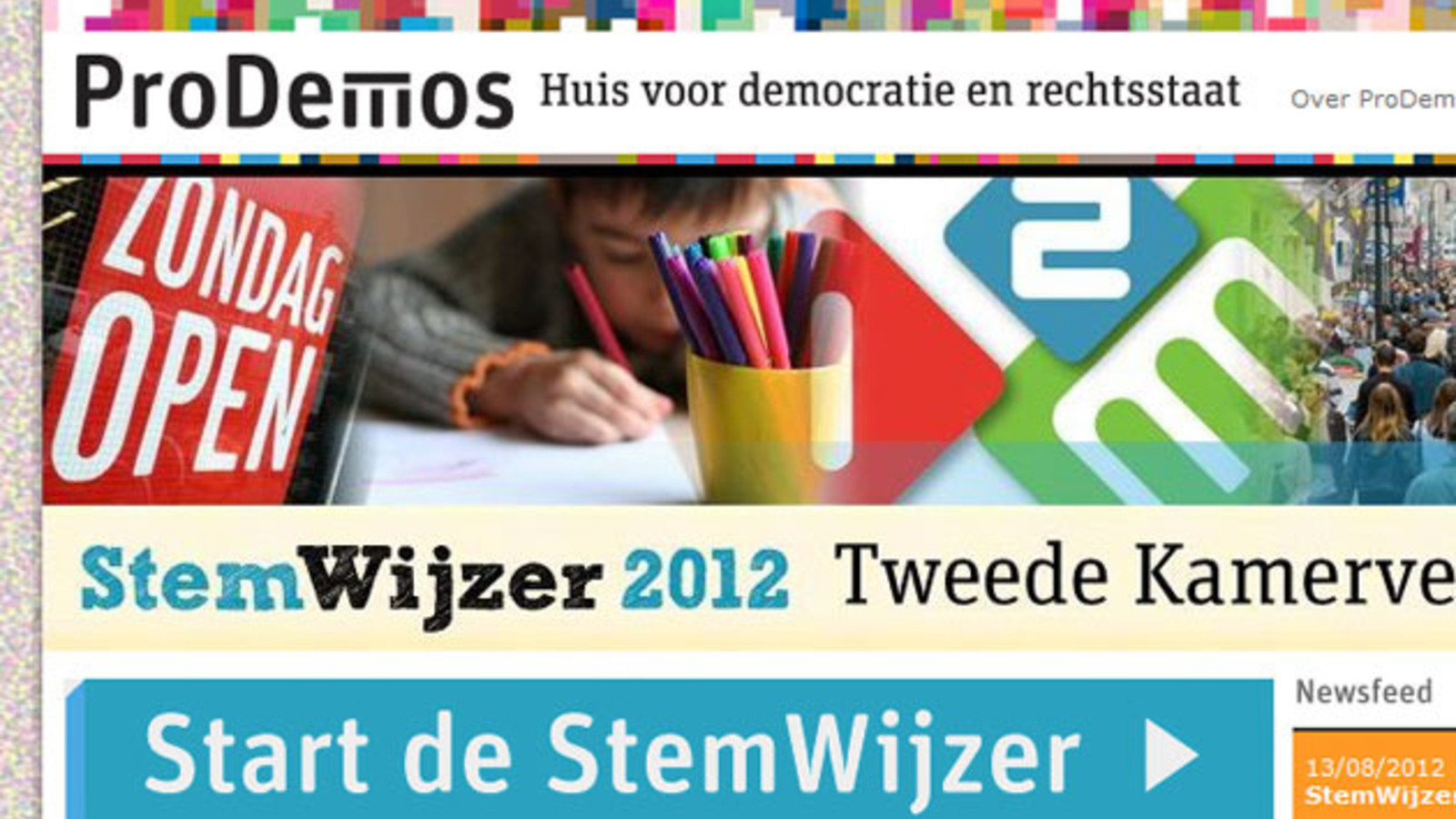 StemWijzer op eerste dag al populair Foto AD.nl