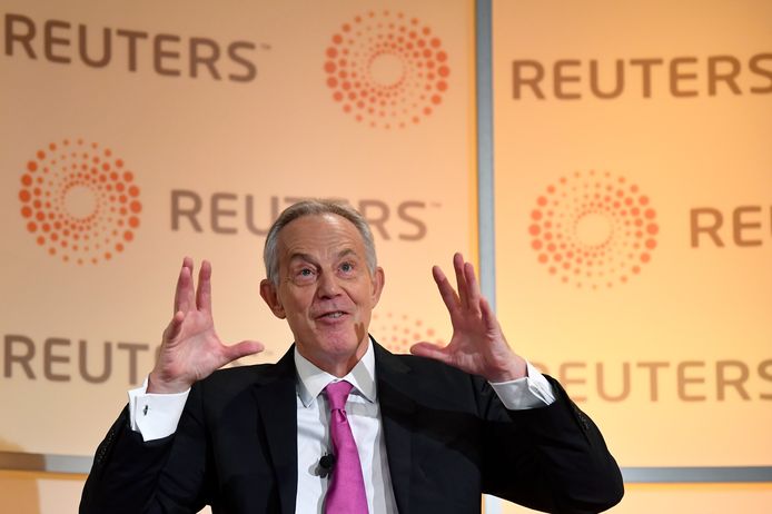 De Britse ex-premier Tony Blair.