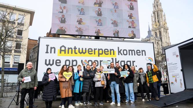 Photobooth op Groenplaats lanceert campagne Allemaal Antwerpenaar