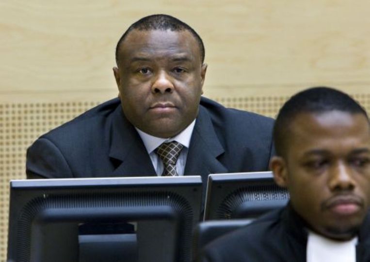 Voormalig vicepresident Jean-Pierre Bemba (L) van de Democratische Republiek Congo. ANP Beeld 