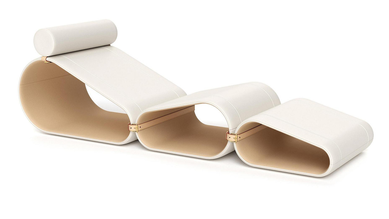 Louis Vuitton chaise longue van Marcel Wanders, 2016. Beeld Louis Vuitton