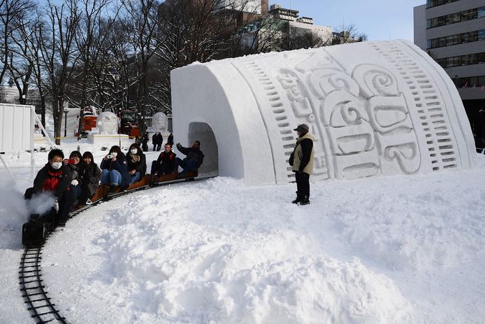 Het sneeuwfestival in Sapporo bleek de grote boosdoener voor de verspreiding van het virus.