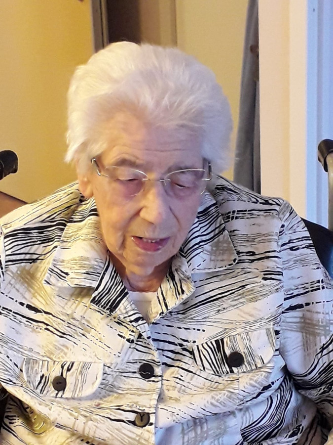 Oudste Inwoonster Van Boekel Bertha Van Eerdt Op 104 jarige Leeftijd 