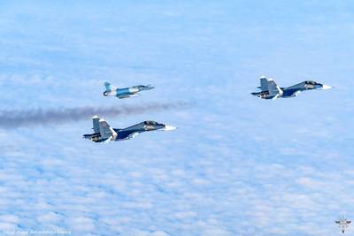 KIJK. Russische straaljagers onderschept boven Baltische Zee uren nadat Poetin in speech zegt dat “onze wapens jullie grondgebied kunnen raken”