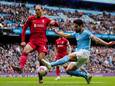 Virgil van Dijk (l) kan niet voorkomen dat Ilkay Gündogan scoort: 3-1.