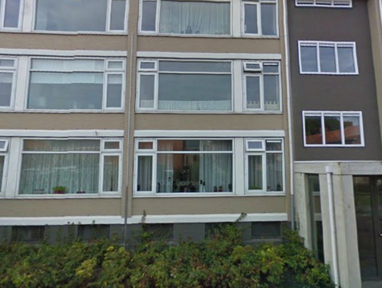 De bewuste flat. © Google Streetview Beeld 