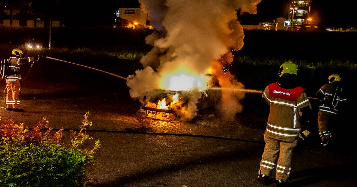 Opnieuw auto in brand op dezelfde parkeerplaats in Zwijndrecht