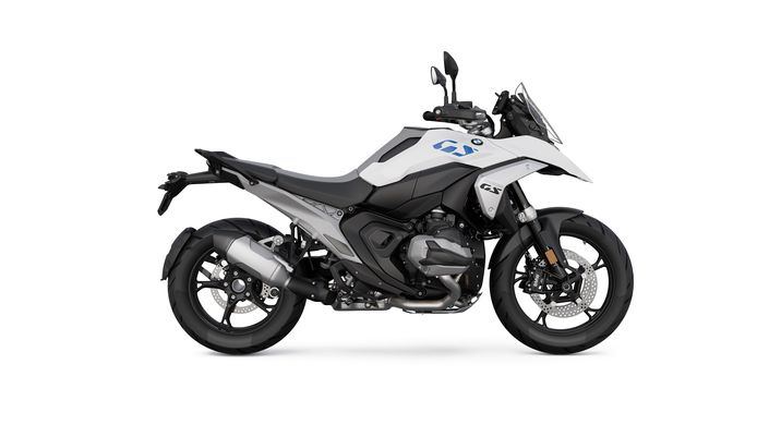 De BMW R1300GS.