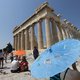 Akropolis in Athene eerder dicht door hitte
