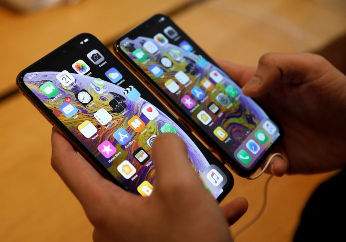 De iPhones XS en XS Max werden vorig jaar in september voorgesteld.