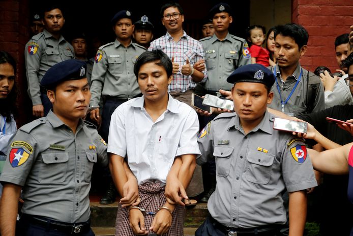 Ook in Myanmar werden dit jaar enkele kritische journalisten gearresteerd.