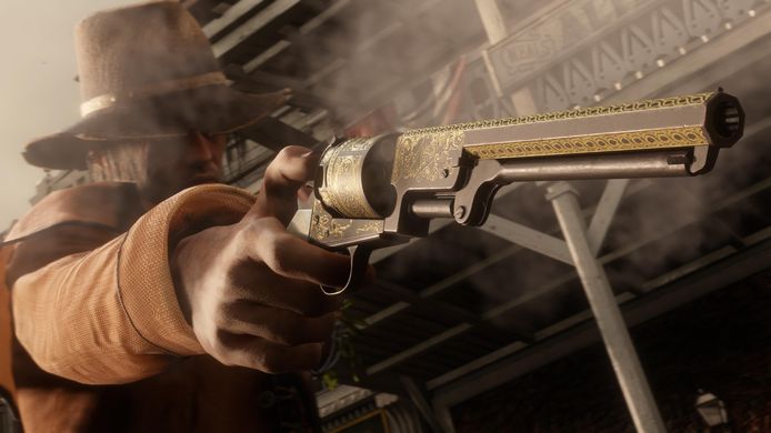 Beeld uit ‘Red Dead Online’.