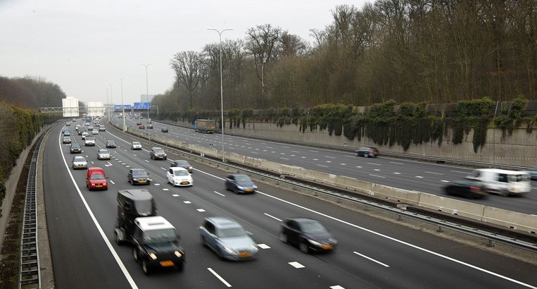 De A27 bij Amelisweerd. Beeld ANP