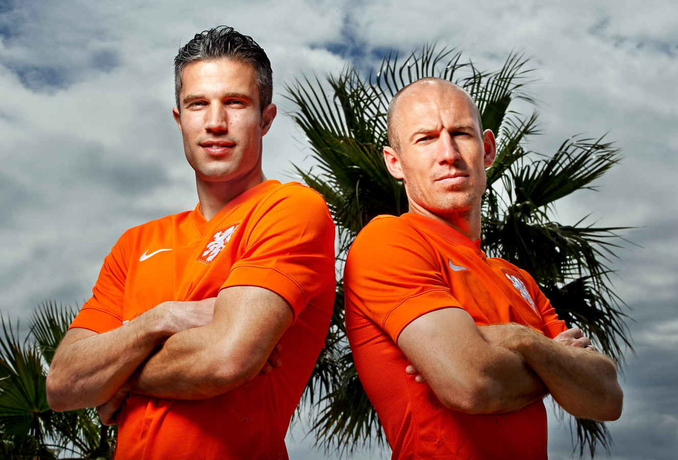 Robin van Persie en Arjen Robben, archieffoto.