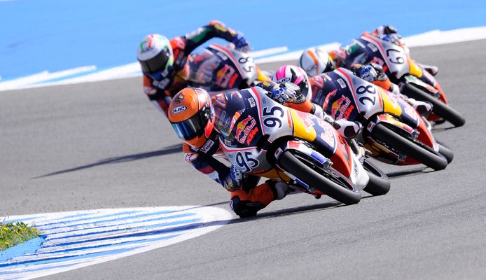Collin Veijer - startnummer 95 - zet komend jaar de stap naar de MotoGP, de Staphorster gaat in de Moto3-klasse rijden.