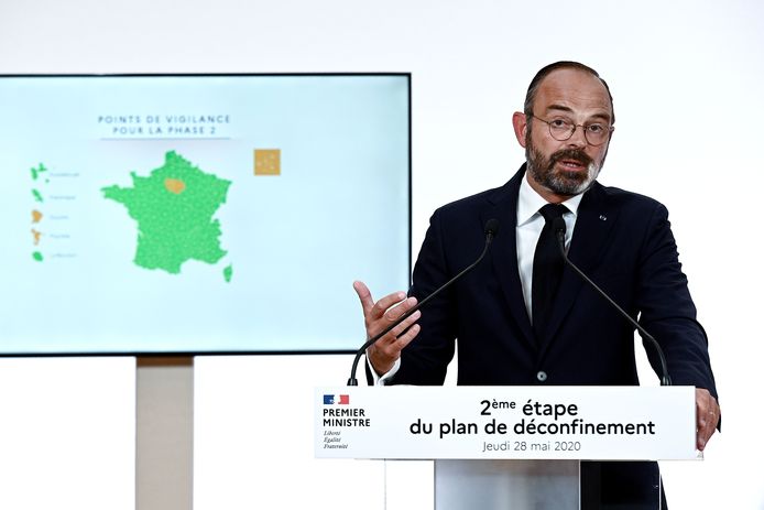 De Franse premier Edouard Philippe.