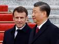 Macron et Xi Jinping.